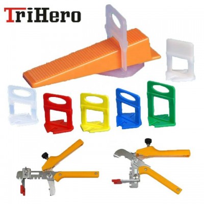 1.0mm,1.5mm,2.0mm 3.0mm Tile Leveling System Clips And Wedges Ceramic Tile Leveling Install Tools Tile Leveling System Spacer